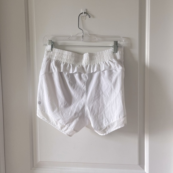 ATHLETA White Athletic Shorts, Adult Small - Picture 2 of 4